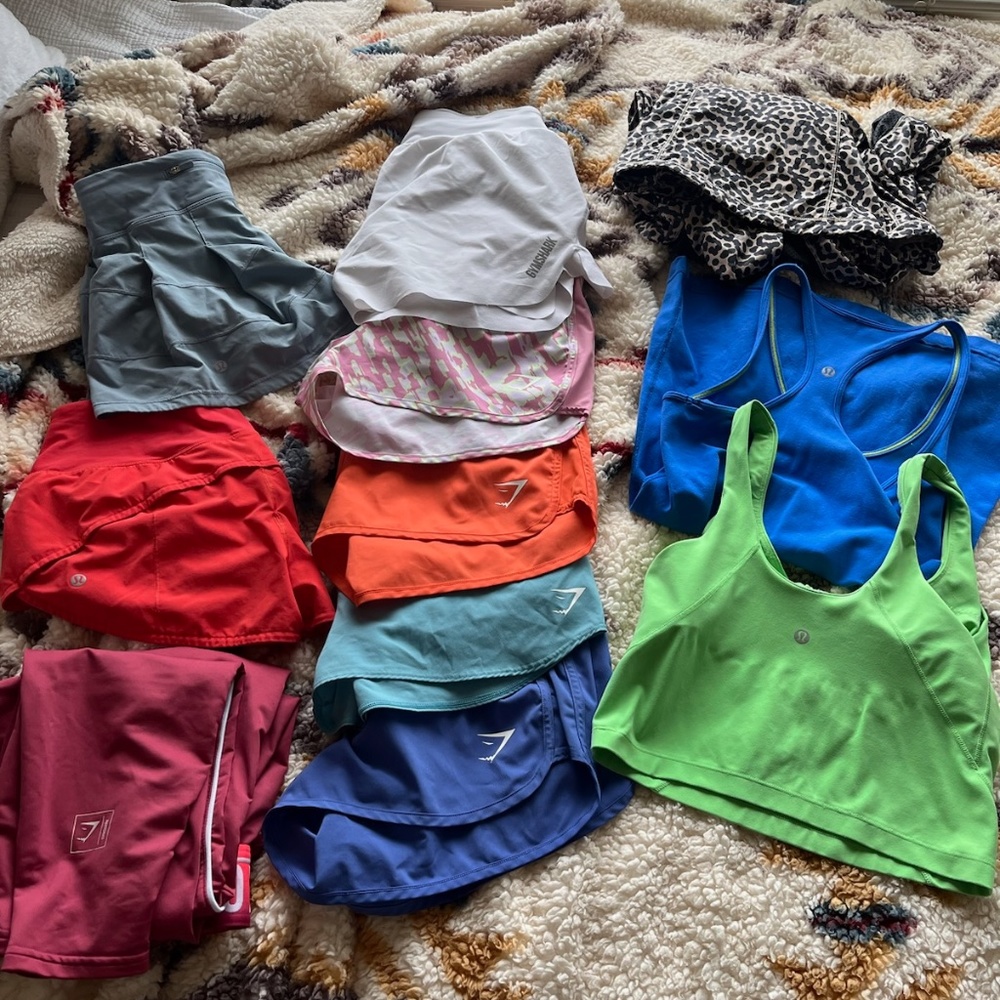 huge lululemon and gymshark sale!!